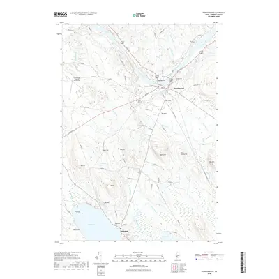 2018 Map of Norridgewock, 2018 Print