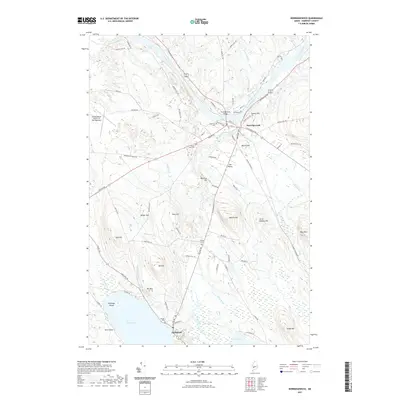 2021 Map of Norridgewock, 2021 Print