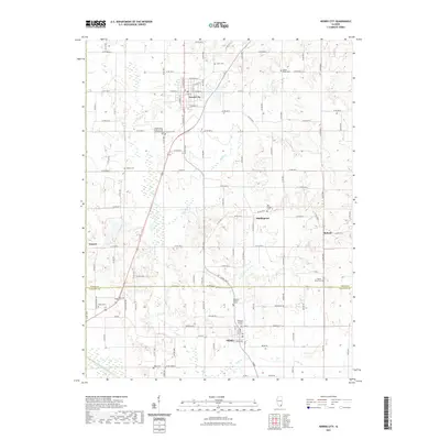 2021 Map of Norris City, 2021 Print