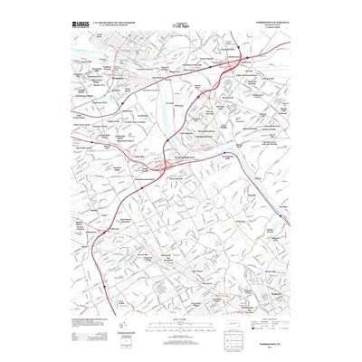 2013 Map of Norristown, 2013 Print