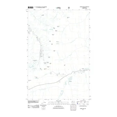 2011 Map of Norse Peak, 2011 Print