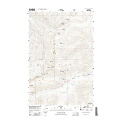 2014 Map of Norse Peak, 2014 Print