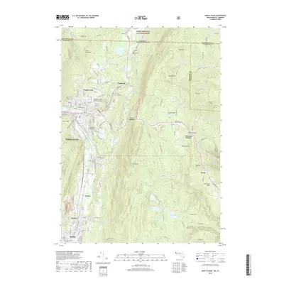 2018 Map of North Adams, 2018 Print