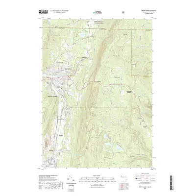 2021 Map of North Adams, 2021 Print