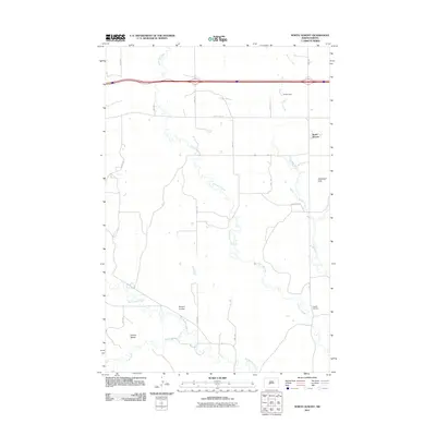 2011 Map of North Almont, 2011 Print