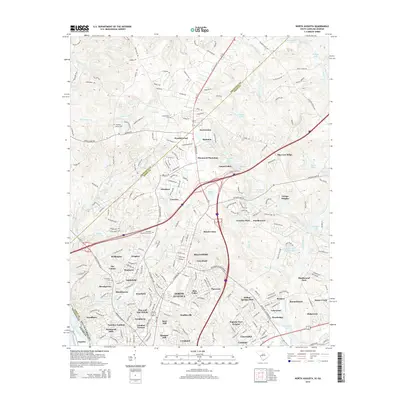 2014 Map of North Augusta, 2014 Print