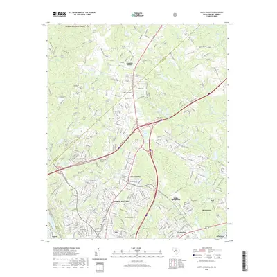2020 Map of North Augusta, 2020 Print