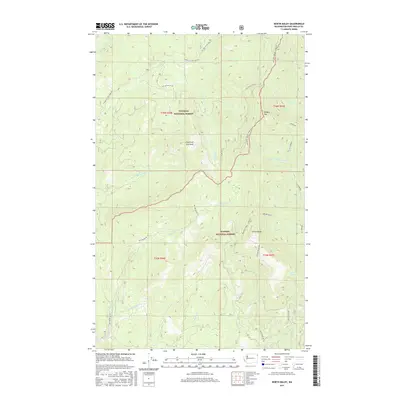 2017 Map of North Baldy, 2017 Print