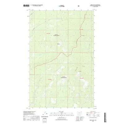 2020 Map of North Baldy, 2020 Print