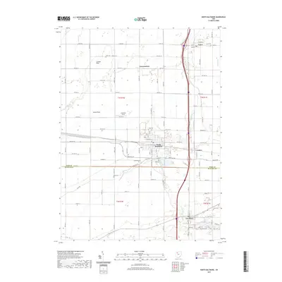 2019 Map of North Baltimore, 2019 Print
