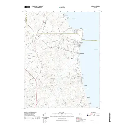 2019 Map of North Beach, 2019 Print