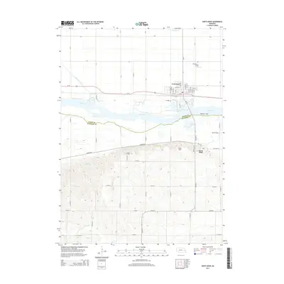 2014 Map of North Bend, 2014 Print