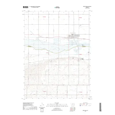 2017 Map of North Bend, 2017 Print