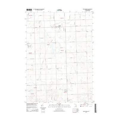 2014 Map of North Branch, 2014 Print