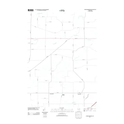 2013 Map of North Bristol, 2013 Print