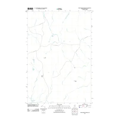 2011 Map of North Brook Ridge, 2011 Print