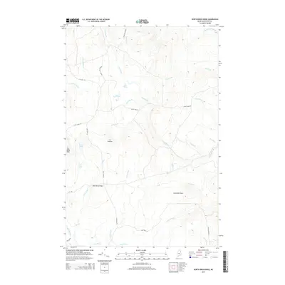 2014 Map of North Brook Ridge, 2014 Print