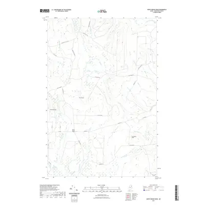 2021 Map of North Brook Ridge, 2021 Print