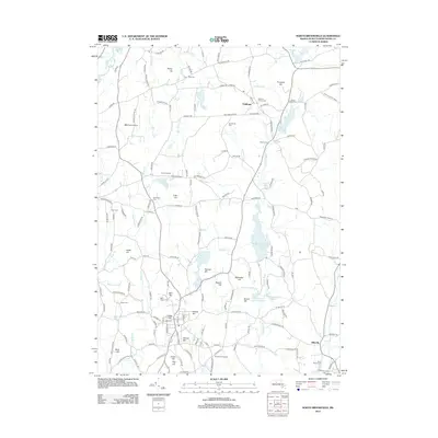2012 Map of North Brookfield, 2012 Print
