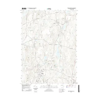 2015 Map of North Brookfield, 2015 Print