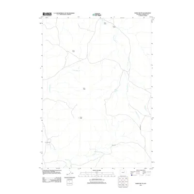 2012 Map of North Butte, 2012 Print