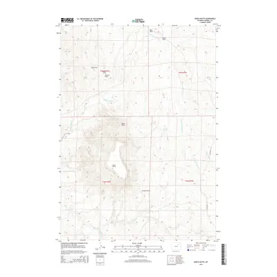 2015 Map of North Butte, 2015 Print