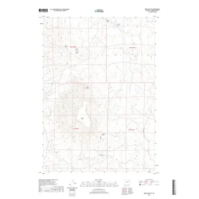 2017 Map of North Butte, 2017 Print