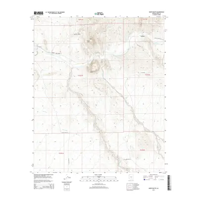 2014 Map of North Butte, 2014 Print