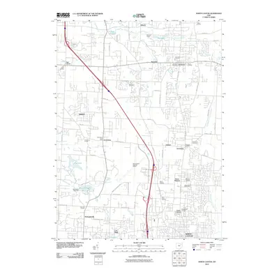 2010 Map of North Canton, 2010 Print
