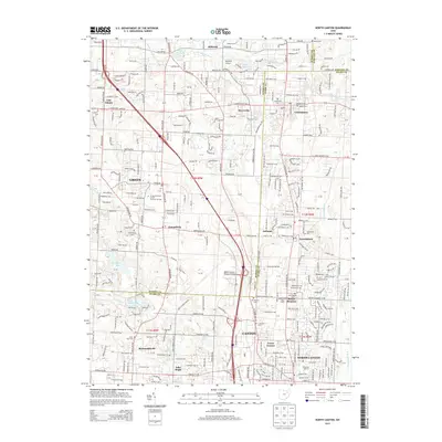 2013 Map of North Canton, 2013 Print