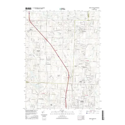 2016 Map of North Canton, 2016 Print