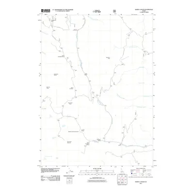 2011 Map of North Canyon, 2011 Print