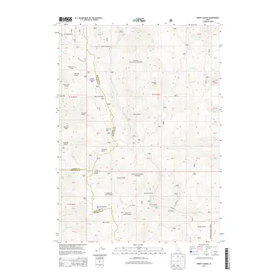 2013 Map of North Canyon, 2013 Print