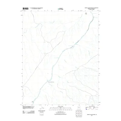 2011 Map of North Canyon Point, 2011 Print