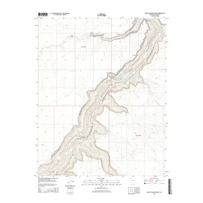 2014 Map of North Canyon Point, 2014 Print