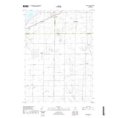2018 Map of North Cape, 2018 Print