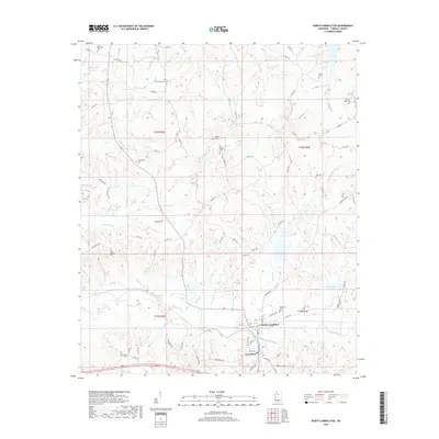2018 Map of North Carrollton, 2018 Print