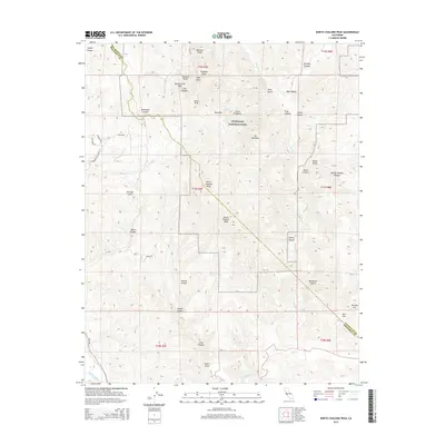 2015 Map of North Chalone Peak, 2015 Print
