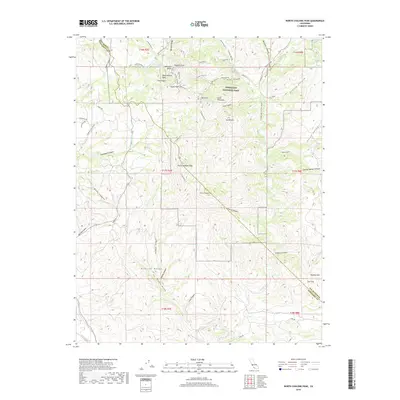 2018 Map of North Chalone Peak, 2018 Print