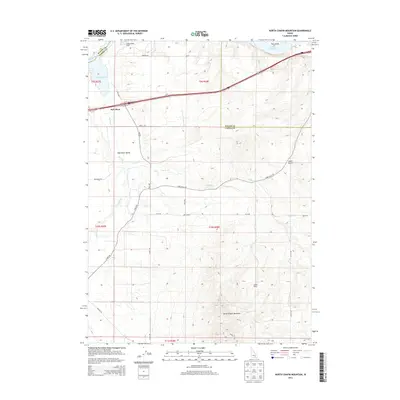 2013 Map of North Chapin Mountain, 2013 Print
