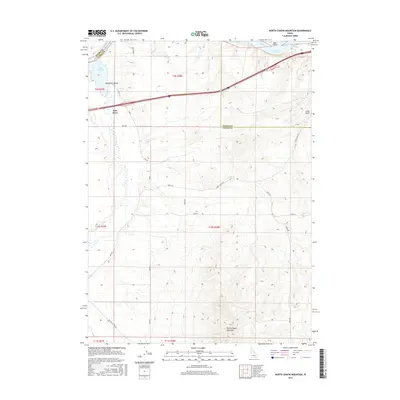 2017 Map of North Chapin Mountain, 2017 Print
