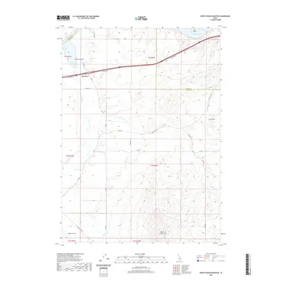 2020 Map of North Chapin Mountain, 2020 Print