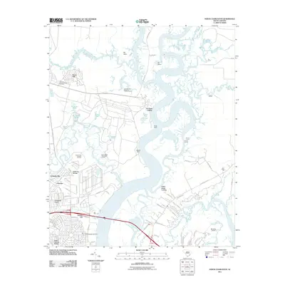 2011 Map of North Charleston, 2011 Print
