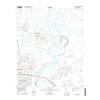 2014 Map of North Charleston, 2014 Print