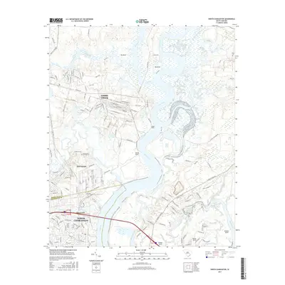 2017 Map of North Charleston, 2017 Print