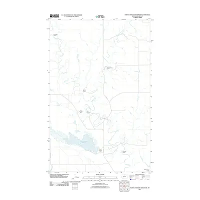 2011 Map of North Chinook Reservoir, 2011 Print