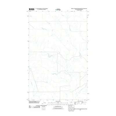 2011 Map of North Chinook Reservoir NE, 2011 Print