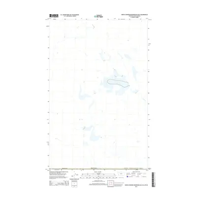 2014 Map of North Chinook Reservoir NE OE N, 2014 Print