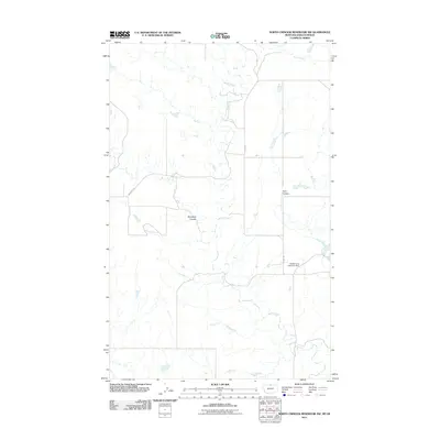 2011 Map of North Chinook Reservoir NW, 2011 Print
