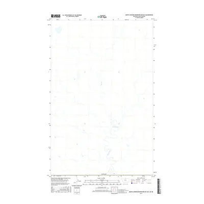 2017 Map of North Chinook Reservoir NW OE N, 2017 Print